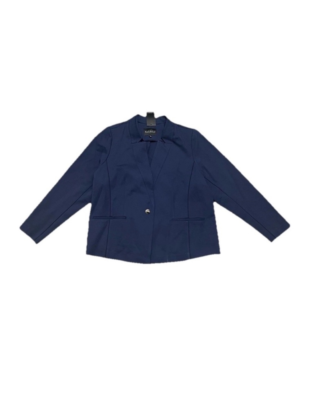 NEW Eloquii Navy Blue Blazer Size 22 Business Casual Work Office Neutral NWT